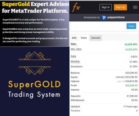 Super Gold Bot – FOREX ROBOT DOWNLOAD