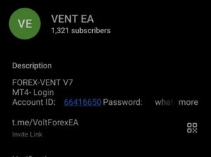 Forex Vent EA (VOLD EA V7)
