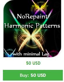 Norepaint Harmonic Patterns with minimal Lag
